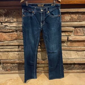 Big Star Pioneer Bootcut Jeans Dark Wash Western